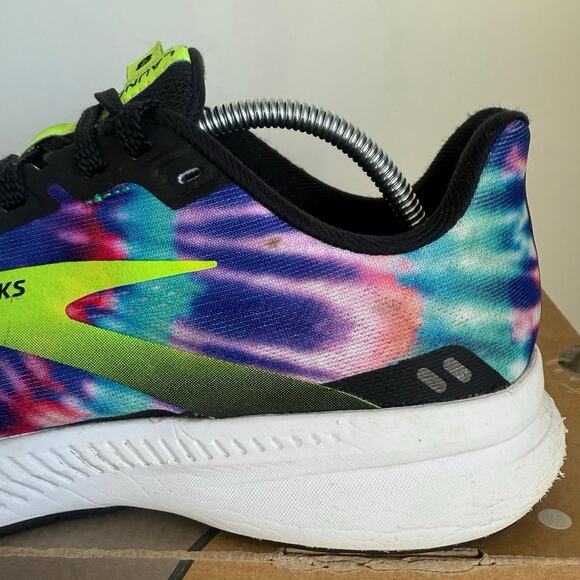 Brooks Launch 8 Rock N Roll Tie Dye Women Running Sneakers- SZ 9 - Picture 10 of 16